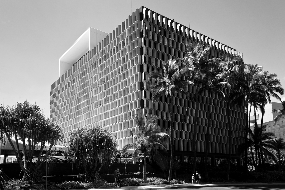 Vladimir Ossipoff, IBM Building, 1962, as built - Chappell & McCullar